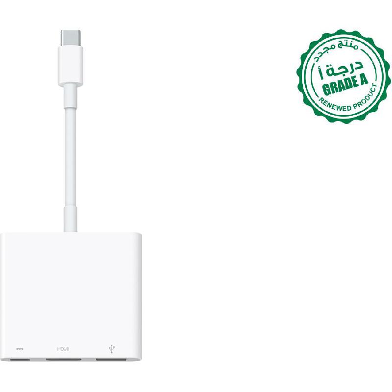 Apple USBC to HDMI/USBC/USB AV Adapter Renewed Grade A. Jarir