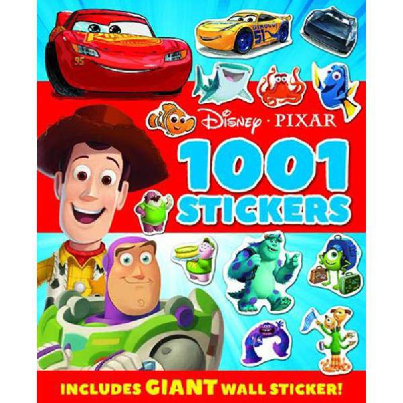 Disney Pixar: 1001 Stickers | Children Books | English Books | Children - Reference/Ency | Global Shipping | Children - Younger (6-9) | Children Sticker Books (5 - 8)