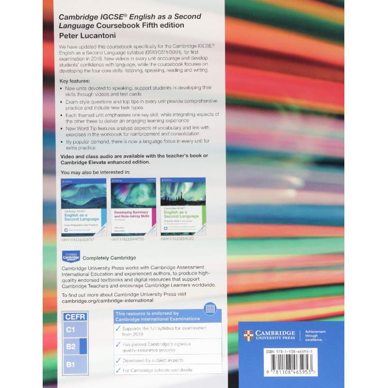 Cambridge IGCSE: English as a Second Language | التربية والتعليم | اللغة الانجليزية | الكتب الانجليزية | الشحن الدولي Cambridge IGCSE: English as a Second Language | التربية والتعليم | اللغة الانجليزية | الكتب الانجليزية | الشحن الدولي