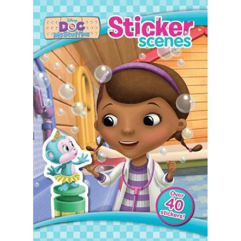 Disney Junior Doc McStuffins Sticker Scenes | Children Books | English Books | Children - Reference/Ency | Global Shipping | Children - Younger (6-9) | Children Sticker Books (5 - 8)