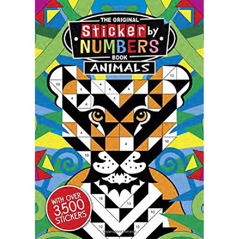 The Original Sticker by Numbers Book: Animals | Children Books | English Books | Children - Reference/Ency | Global Shipping | Children - Younger (6-9) | Children Sticker Books (5 - 8) | Clearance Offers