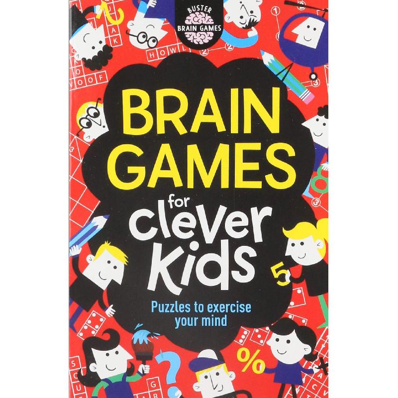 Brain Games for Clever Kids (Buster Brain Games) | English Books | Global Shipping | Children Books | Children Puzzle Books (3 - 5) | Children - Preschool (1-5)