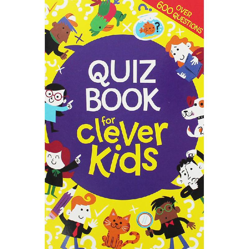 Quiz Book for Clever Kids | الكتب الانجليزية | الشحن الدولي | الأطفال | كتب تركيب (بزل) لﻼطفال (3 - 5) | 5-1 كتب ماقبل المدرسة سن