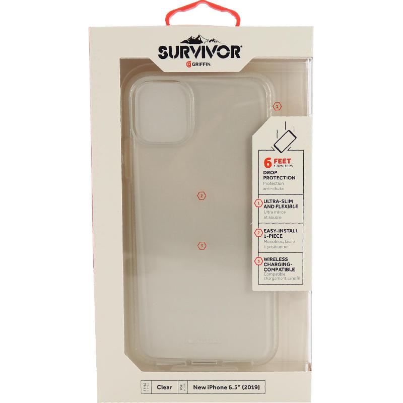Griffin Survivor Clear Back Cover Mobile Case for iPhone 11 Pro