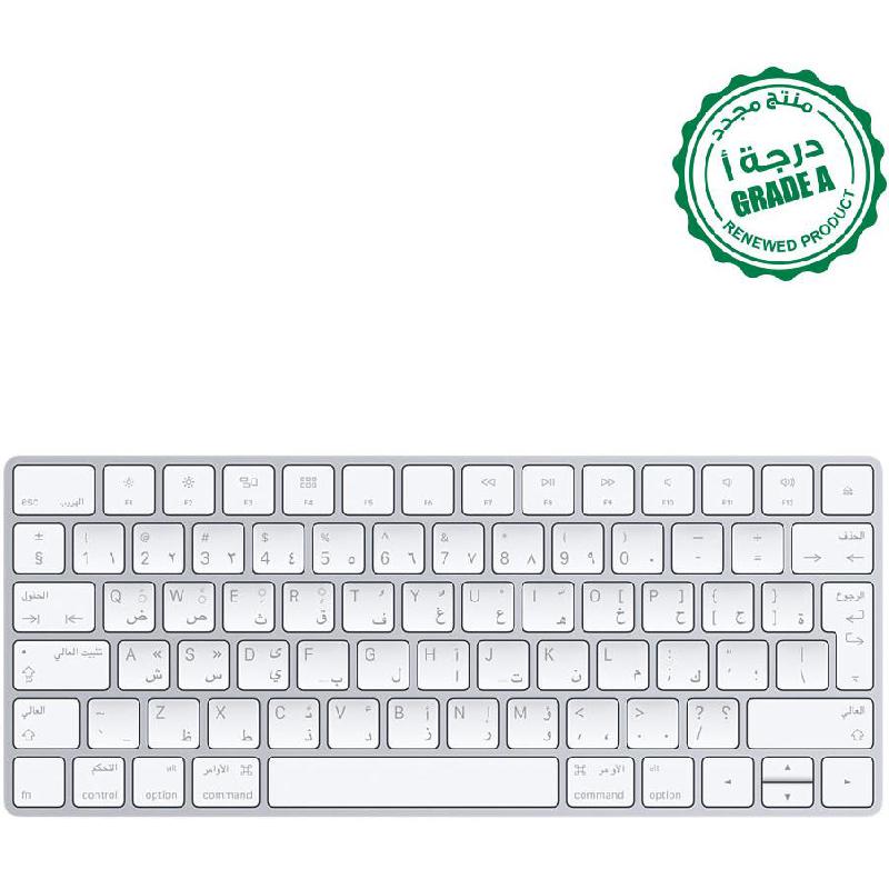 Apple Magic Keyboard Bluetooth White Renewed Grade A. Jarir Bookstore