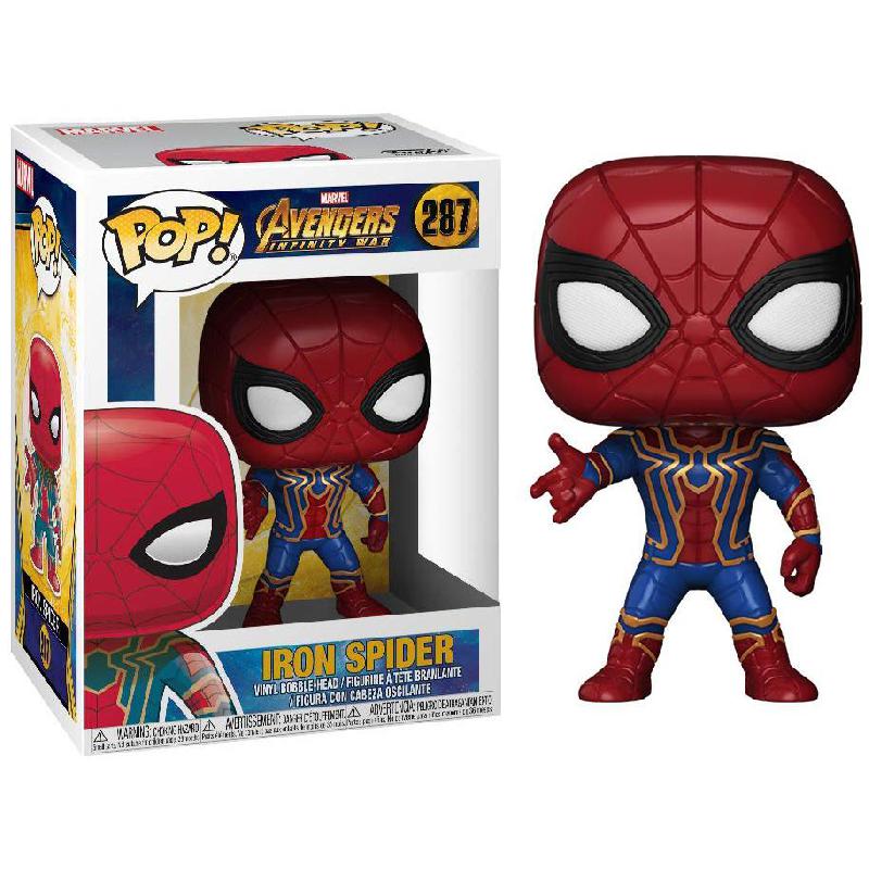 Funko Pop! Marvel Avengers Infinity War: Iron Spider Bobble-Heads | Toys | Toy Collectible | Toys & Kids Learning