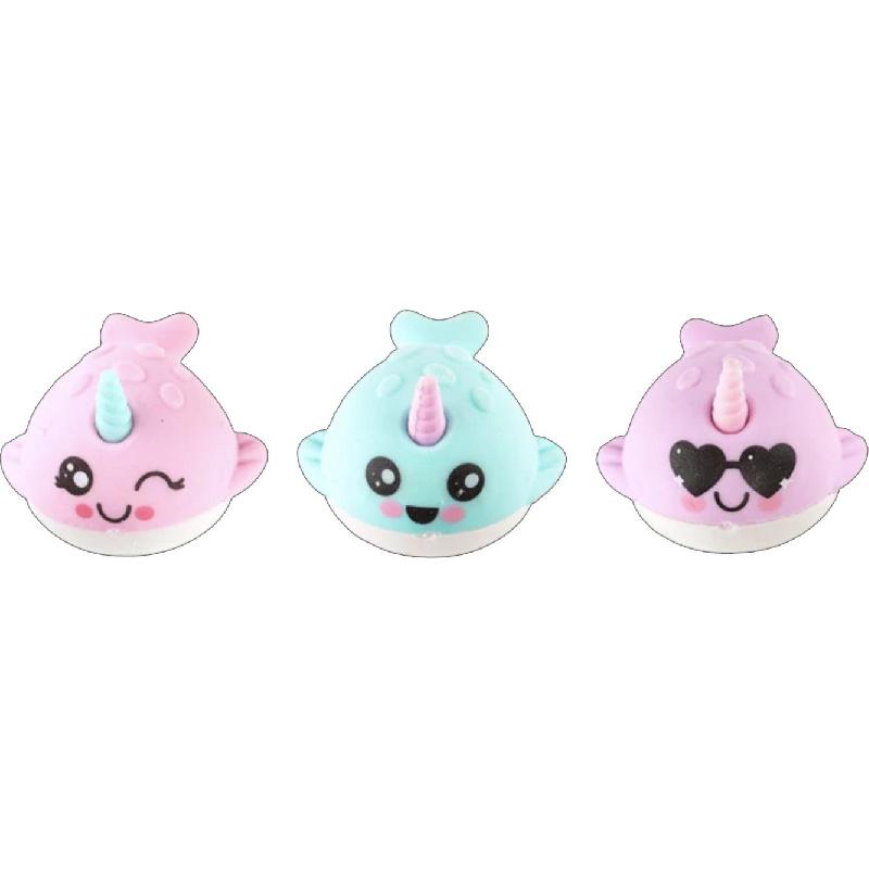 OOLY Nom Nom Rubber Eraser, Narwhals, Scented