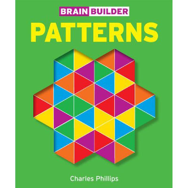 Brain Builder: Patterns (Puzzle Wright Press) | Children Books | English Books | Global Shipping | Children Puzzle Books (3 - 5) | Children - Preschool (1-5)