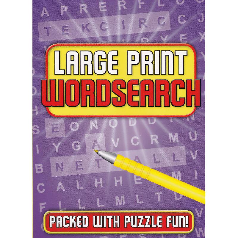 Large Print Wordsearch | English Books | Global Shipping | Children Books | Children - Preschool (1-5) | Children Puzzle Books (3 - 5)