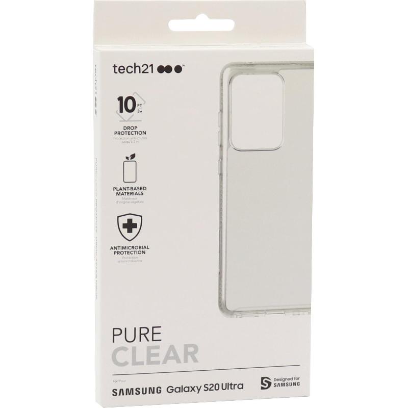Pure Clear Tech21 S20 Ultra Case T21-7704 Tech21 PURE CLEAR - Main Image
