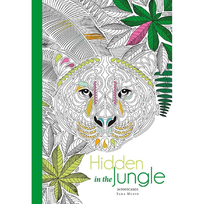 Hidden in The Jungle - 20 Postcards | الهوايات والأشغال اليدوية | الهوايات والأشغال | الكتب الانجليزية