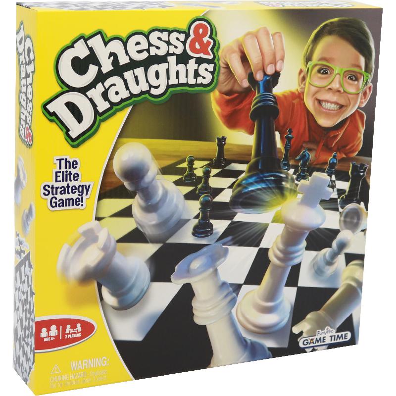 ماركة غير محددة فنفلي قيم تايم Chess & Draughts لعبة تنمية مهارات انجليزي - مكتبة جرير السعودية