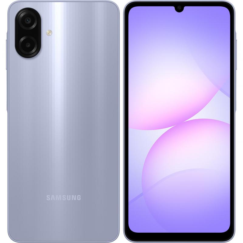 Samsung Galaxy A07s, 64 GB, 4 GB RAM, Light Violet, 4G LTE